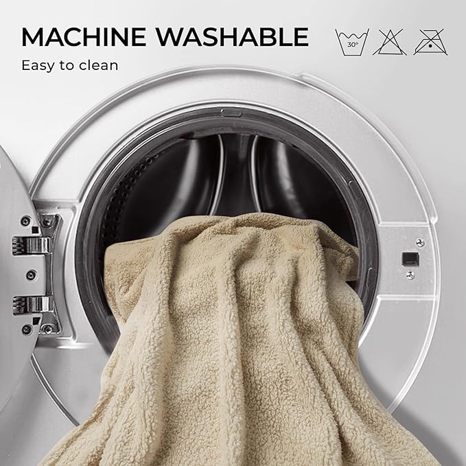 Luciphia Premium Fleece Dog Puppy Blanket Soft Pet Sherpa Calming Cat Blanket Throw for Small Medium Dog Cat(Beige,41x31 inches)