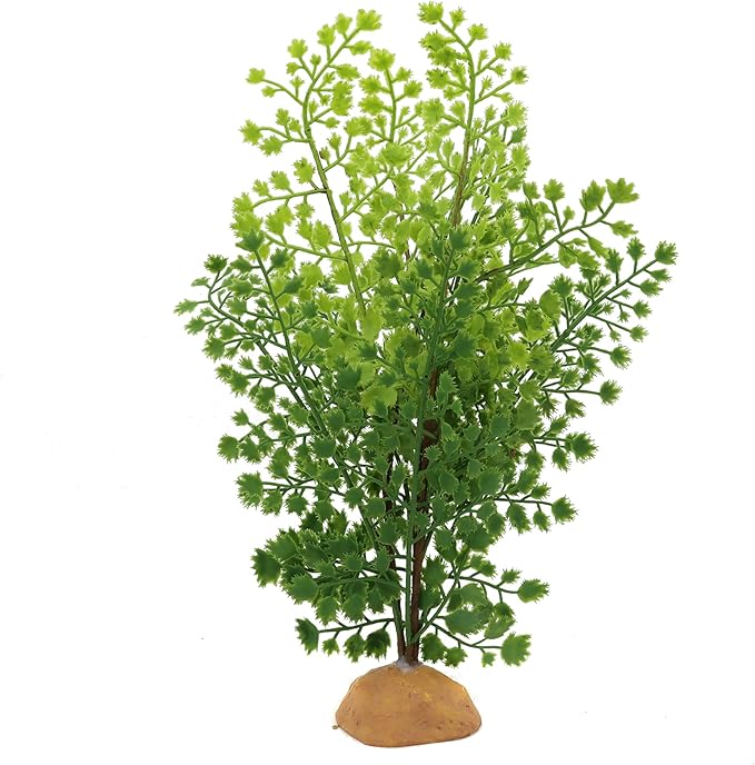 Lifelike Reptile Tank Plant Decor - Realistic Artificial Plastic Plant for Terrariums and Pet Enclosures (Style A)