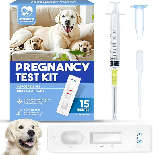 Dog Pregnancy Test, Dog Pregnancy Test Kit at Home, Early Pregnancy Test Strips for Pet, Convenient & Disposable Pregnancy Tests Strip