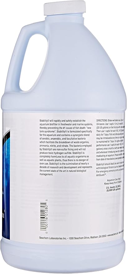 Seachem Stability Fish Tank Stabilizer - For Freshwater and Marine Aquariums 2L / 67.6 oz