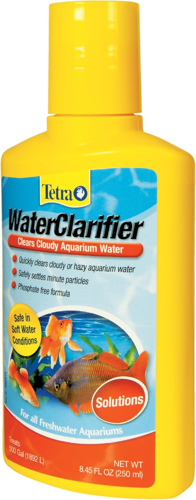 Tetra Water Clarifier, Aquarium Treatment Solution, 8.45 oz (24-Pack), Clears Cloudy Aquarium Water, Safe to Use with Fish and Plants, for Fresh Water