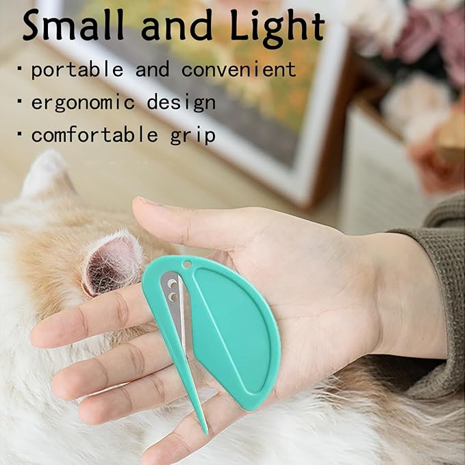 5Pcs Knotting Comb for Cats, Pet Knotting Comb De Knotting Comb for Dog Pet Hair Removal Tool Cat Dog Grooming Comb Knot Remover Cat Knotting Comb