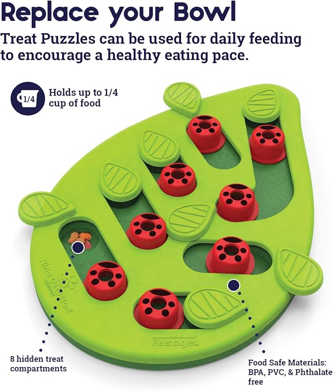 Catstages by Nina Ottosson Buggin' Out Puzzle & Play - Interactive Cat Treat Puzzle