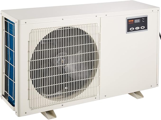 VEVOR Aquarium Chiller, 500 Gal 1892 L, 1.5 HP Hydroponic Water Chiller, Quiet Refrigeration Compressor for Seawater and Fresh Water, Fish Tank Cooling System, for Jellyfish, Coral Reef