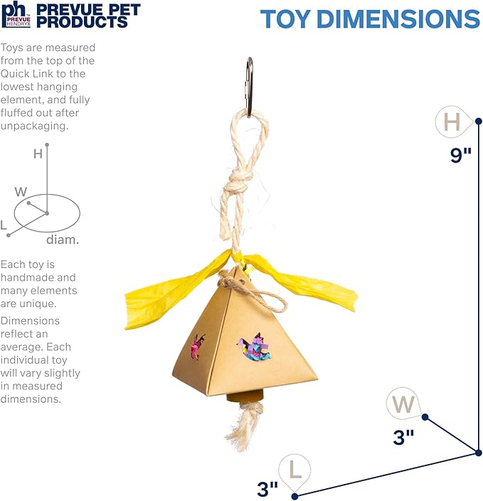 Prevue Pet Products Plucky Pyramid - Playfuls Forage & Engage Bird Toy 60244