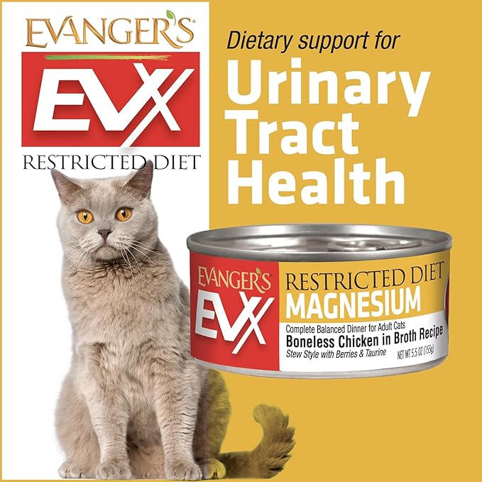 Evanger's Dog & Cat Food EVX Restricted Diet: Controlled Magnesium for Cats