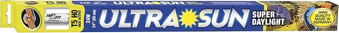 Zoo Med T-5 HO Ultra Sun Super Daylight Fluorescent Bulb, 24 Watts