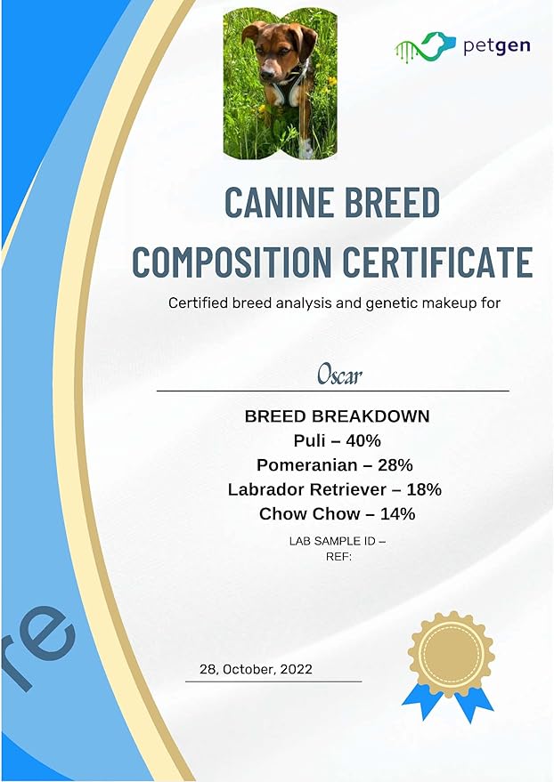PetGen - Dog Breed, Health, Behaviour & Trait Identification Test Kit | at-Home Sample Collection Cheek Swab Kit | Full Genetic Test for Dogs| Results in 4 Weeks | No Extra Fees