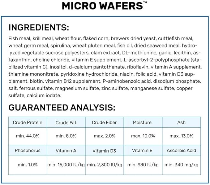 Hikari Micro Wafers Fish Food, 1.58-Ounce