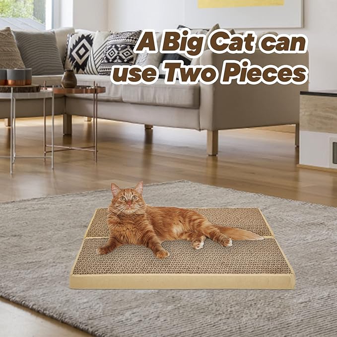 Splicing Cat Scratch Pad: Cat Scratchers for Indoor Cats, Cat Scratching Pad, Cat Scratcher Cardboard, Cat Scratching Pad, Premium Scratch from Cats, Double-Sided Design
