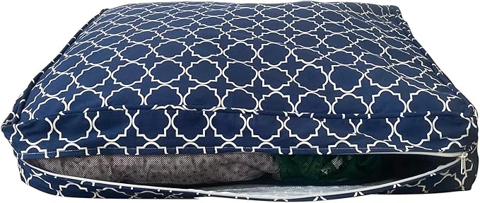 Molly Mutt Small Dog Bed Cover - Romeo & Juliet Print - Measures 22”X27”X5’’ - 100% Cotton - Durable - Breathable - Sustainable - Machine Washable Dog Bed Cover (Dd35Aa)