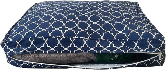 Molly Mutt Small Dog Bed Cover - Romeo & Juliet Print - Measures 22”X27”X5’’ - 100% Cotton - Durable - Breathable - Sustainable - Machine Washable Dog Bed Cover (Dd35Aa)