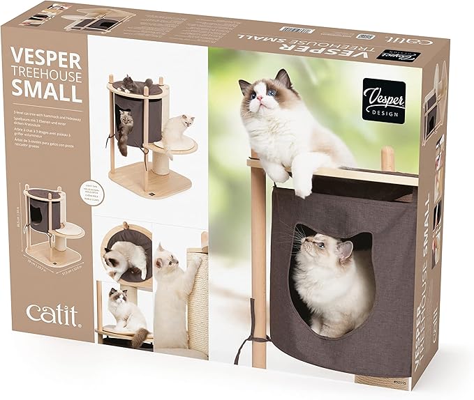 Catit Vesper Treehouse, Cat Tree Furniture, Small