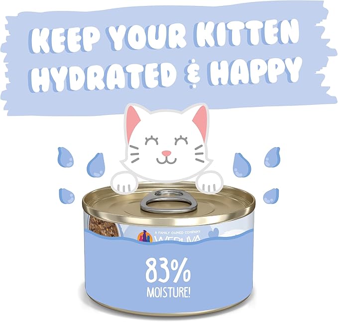 Weruva Kitten, Chicken & Pumpkin Formula in Gravy, 3oz Can (Pack of 12)