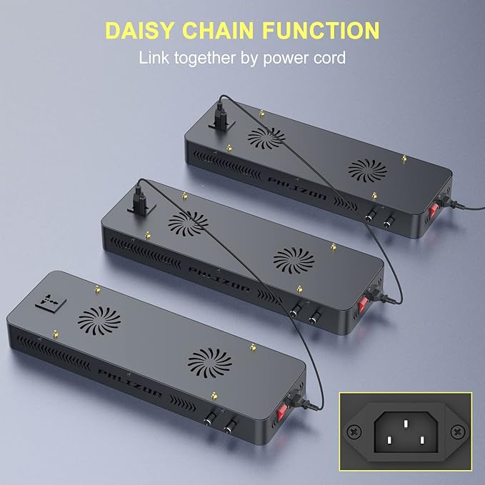 Phlizon 165W Dimmable Full Spectrum Aquarium LED Light Fish Tank LED Reef Decoration Light for Saltwater Freshwater Fish Coral Reef (20"x7"x2.4")