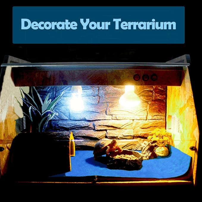 HERCOCCI Reptile Carpet, 39’’ x 20’’ Terrarium Bedding Substrate Liner Reptile Cage Mat Supplies for Bearded Dragon Lizard Tortoise Leopard Gecko Snake (Blue)