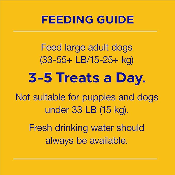 Pedigree DentaStix Chewy Chunx Dental Treats, Large Dog, Multiple Sizes 13.5 Ounce (Pack of 2)
