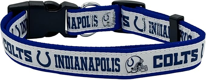 New & Improved Pets First NFL Indianapolis Colts Licensed PET Collar, Large - Heavy-Duty, Strong, and Durable New Dog Collar. Available in 32 Football Teams and 4 Sizes