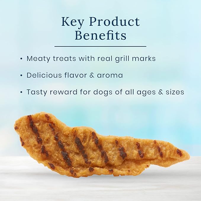 Blue Buffalo True Chews Premium Natural Dog Treats, Chicken and Apple Sausage 12 oz bag