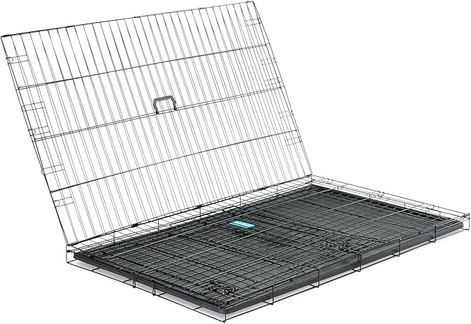 Carlson Pet Products SECURE and FOLDABLE Single Door Metal Dog Crate, Extra Large