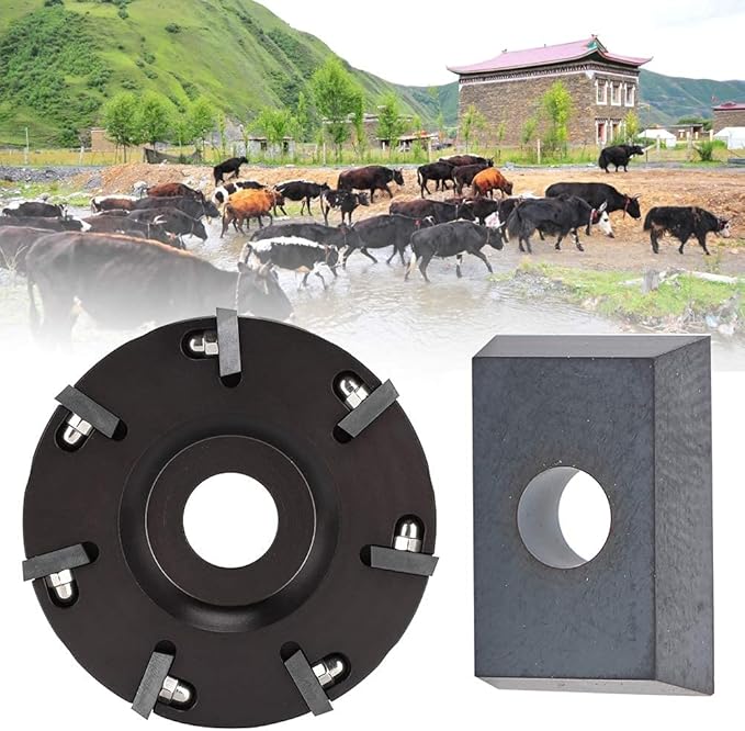 Zerodis Cattle Hoof Trimming Cutter, Second Generation Livestock Foot Trimmer Disc Plate Cattle Hoof Angle Grinder Machine 7 Sharper Special Blade(for 7 Cutter)