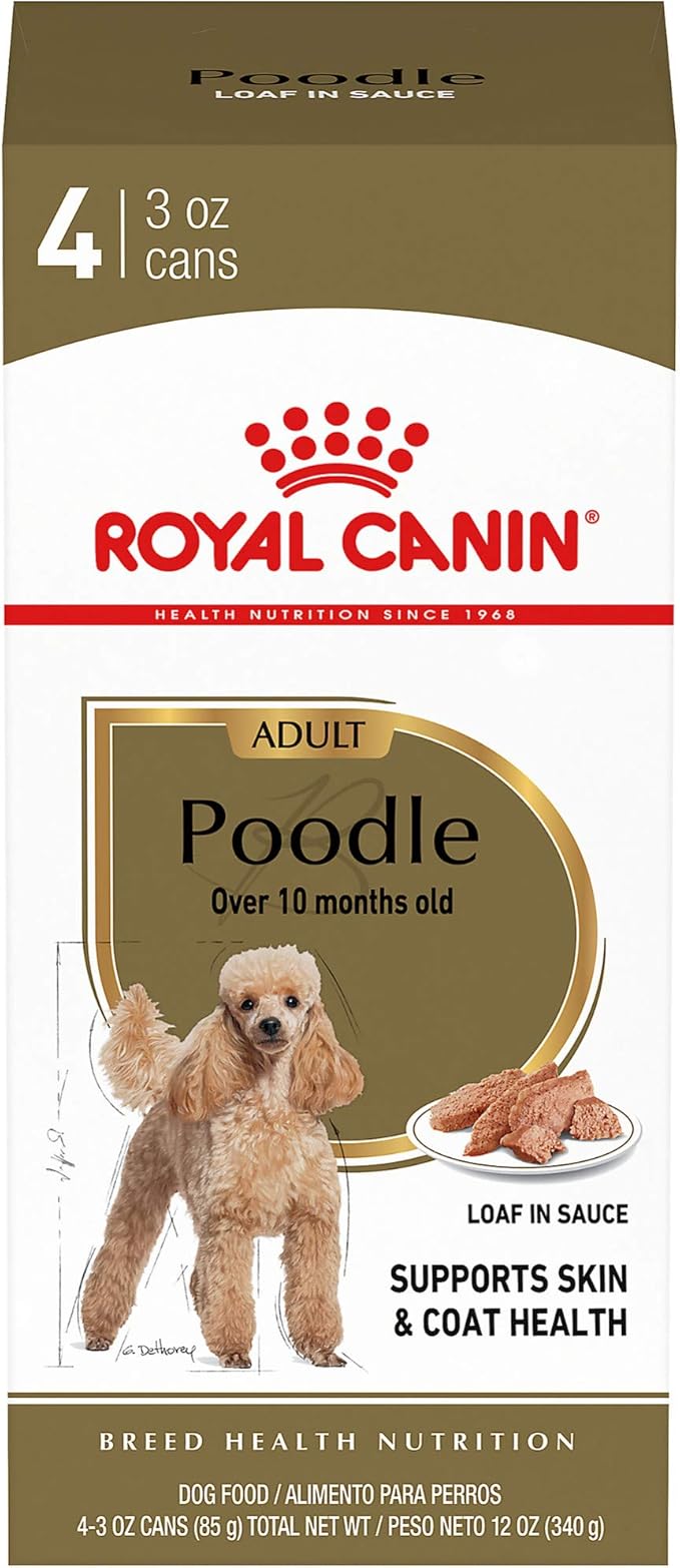 Royal Canin Poodle Adult Breed Specific Wet Dog Food, 3 oz. can