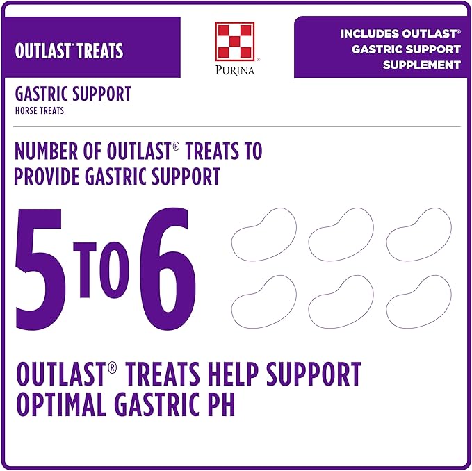 Purina Outlast® Horse Treats | Supports Digestive Health | 3.5 lb Bag