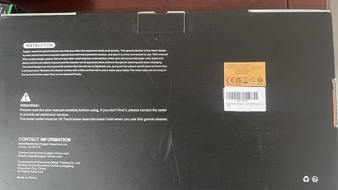 hygger Aquarium Gravel Cleaner Kit, Fish Net Aquarium Cleaning Brush, Patented Water Changer Gravel Vacuum Fish Tank Sand Cleaner Kit Aquarium Siphon Vacuum Cleaner with Water Hose Controller Clamp