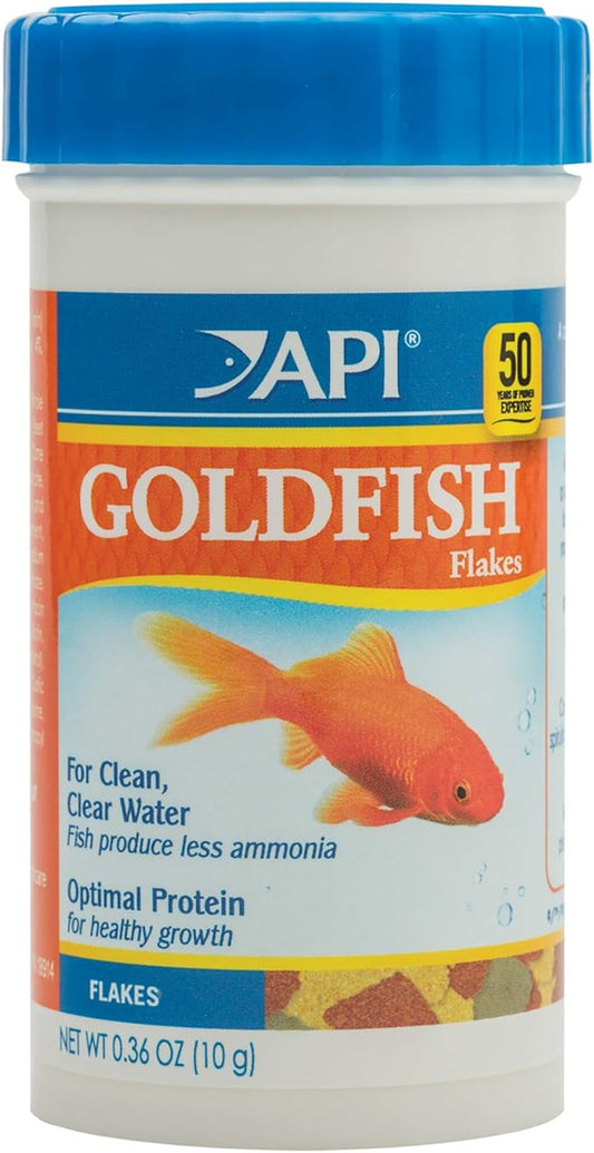 API GOLDFISH FLAKES Fish Food .36-Ounce Container