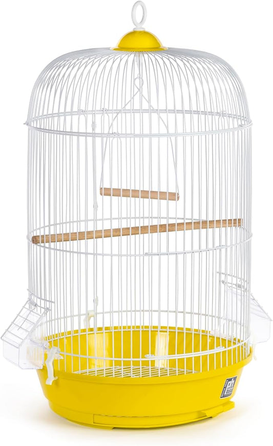 Prevue Hendryx SP31999Y Classic Round Bird Cage, Yellow