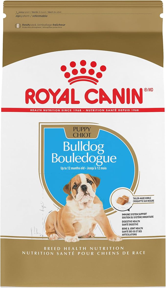 Royal Canin Bulldog Puppy Dry Dog Food, 6 lb bag