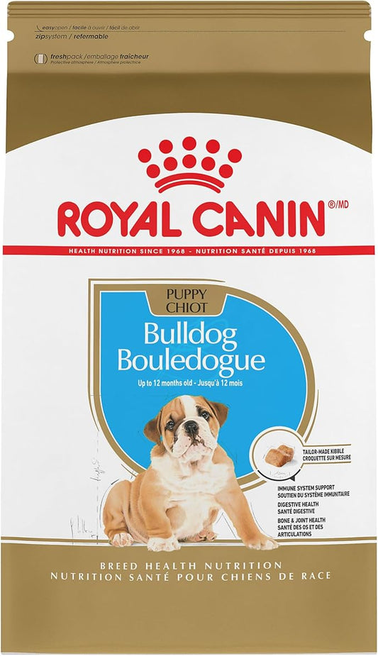 Royal Canin Bulldog Puppy Dry Dog Food, 6 lb bag