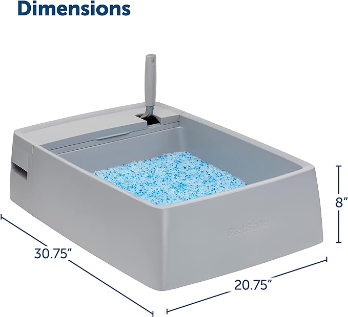 PetSafe Multi-Cat Litter Box, Extra Large Litter Box for Cats, Giant Ergonomically-Designed Scoop, Use with Crystal or Clumping Litter