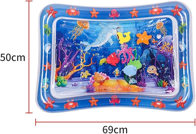 Water Sensor Play Mat for Cats, Sensor Water Playmat, Thickened Sensor Water Mat for Pet, Water Sensory Playmat for Dog Play Feel Cool Comfort