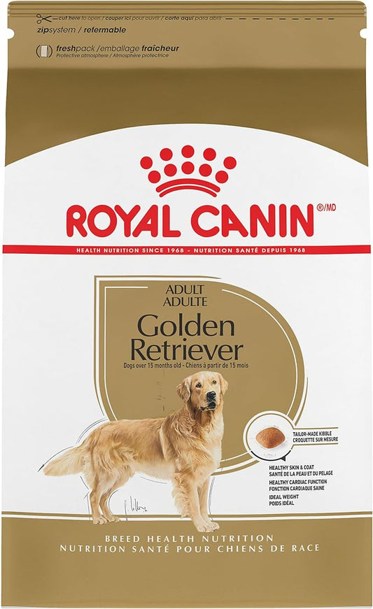 Royal Canin Golden Retriever Adult Dry Dog Food, 30 lb bag