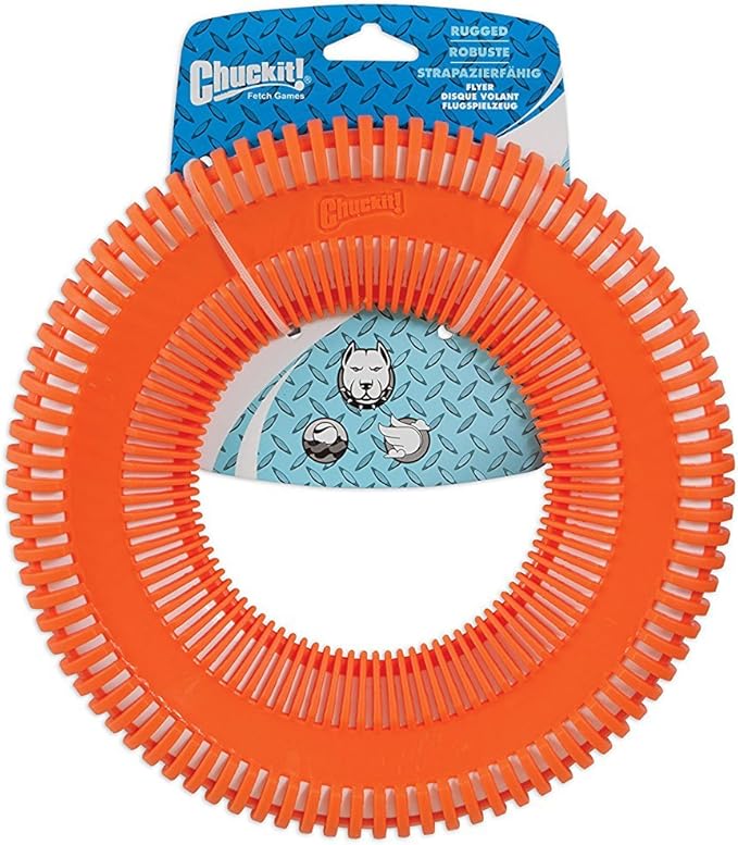 Chuckit! Rugged Flyer Dog Toy, Large (2 Pack)