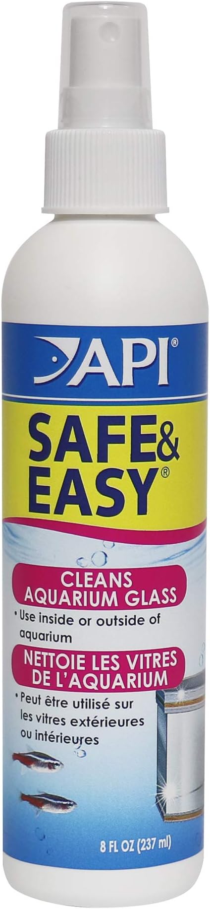 API SAFE & EASY Aquarium Cleaner Spray 8-Ounce Bottle