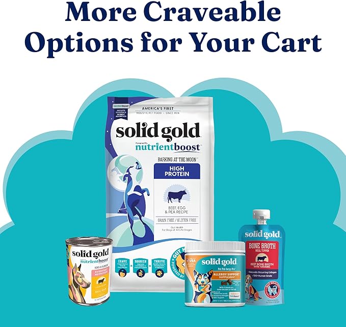 Solid Gold WET FUNCTIONAL DOG, DIGESTIVE, CHICKEN, BEEF & PUMPKIN, 3.5oz Pack of 6