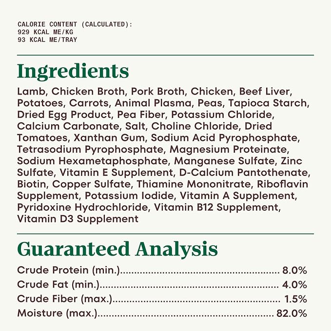 NUTRO Adult Natural Grain Free Wet Dog Food Cuts in Gravy Savory Lamb & Vegetables Stew Recipe, 3.5 oz. Trays (Pack of 24)