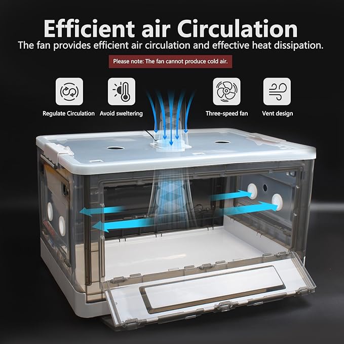 Puppy Incubator - Incubator for Puppies with Heating and Fan Features, Kitten Incubator,Puppy Incubator for Dogs, Incubator for Newborn Puppies and Kittens