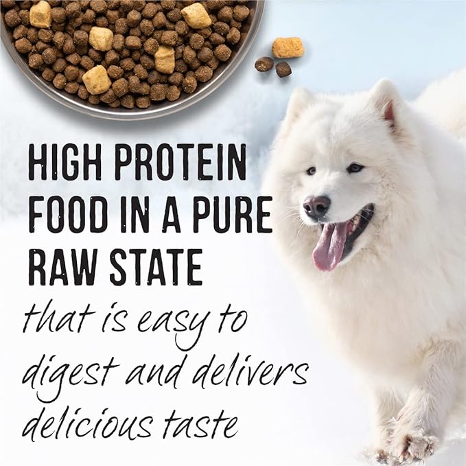 Merrick Backcountry Grain Free Dry Adult Dog Food Kibble with Freeze Dried Raw Pieces, Great Plains Red Recipe - 20.0 Lb. Bag