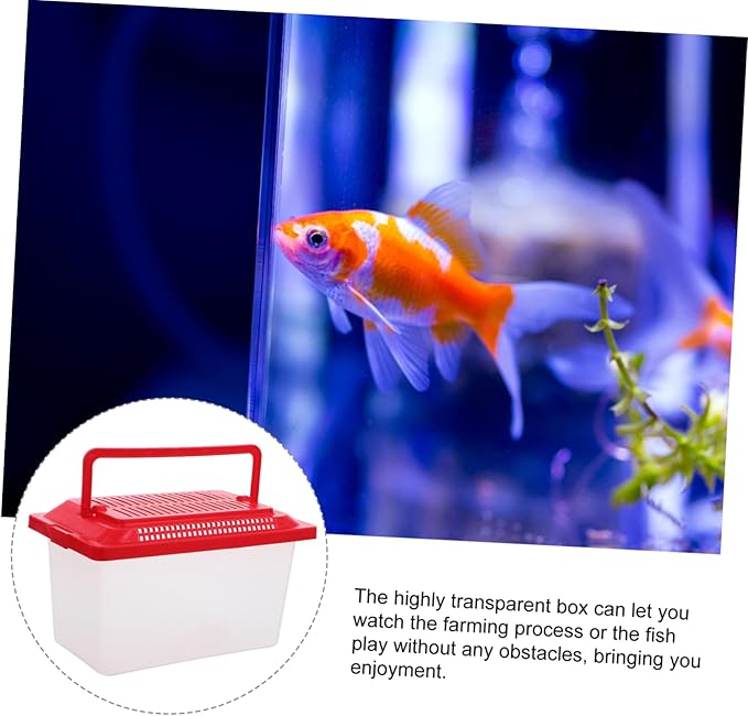 FRCOLOR 2pcs plastic turtle fish tank turtle aquarium acrylic reptile cage amphibians habitat clear reptile breed container gecko habitat glass container Turtle Tank household breeding box