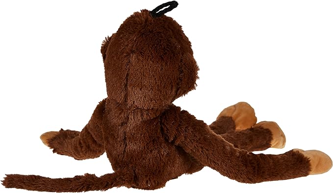 Multipet Swingin Safari Monkey 22-Inch Large Plush Dog Toy with Extra Long Arms and Legs with Squeakers