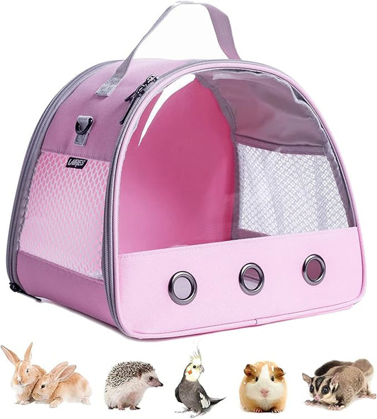 Guinea Pig Carrier, Small Animal Bird Rabbit Turtle Carrier Bag, African Hedgehog Portable Travel Carrier Outdoor Hangbag, Bird Rabbit Guinea Pig Squirrel Carrier