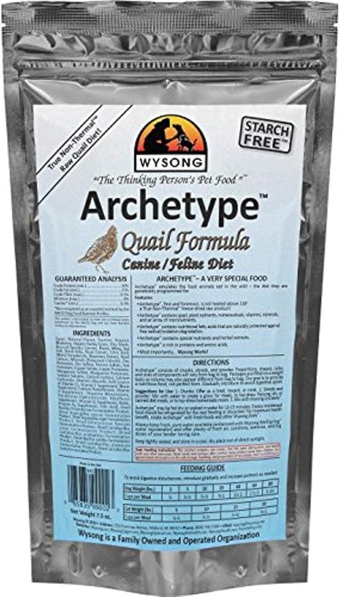 Wysong Archetype Raw Canine/Feline Diet Dog/Cat Food - 7.5 Ounce Bag