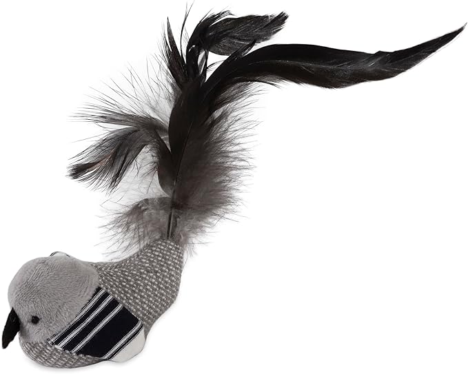JW Cataction Black and White Bird Toy, Multi, One Size