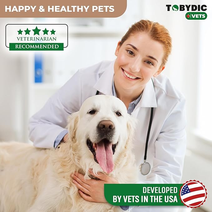 Broad Spectrum Herbal Medicine with Probiotic for Cats & Dogs - Prevention & Treatment Helps to Remove Toxins and Parasites -Medication & Supplement Drops - Made in USA