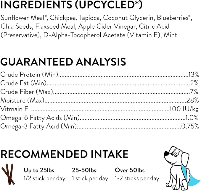 Shameless Pets Toothberry Dental Chews for Dogs - Dental Sticks, Treats for Dog Breath Freshener and Teeth Cleaning, Natural Dental Treats, Dog Chews for Teeth Cleaning, Free from Corn and Soy
