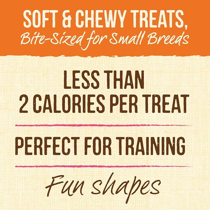 Merrick Lil’ Plates Grain Free Small Dog Treats, Natural Training Treats For Small Dogs, Teensy Turducken - 5 oz. Pouch