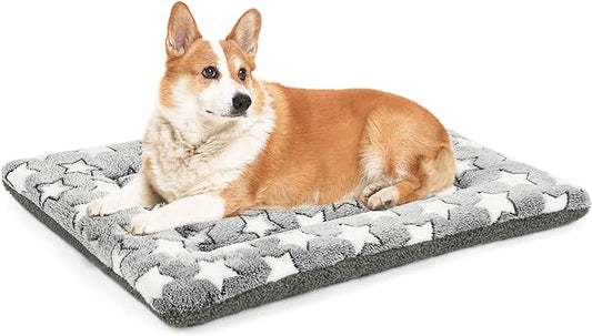 Dog Bed Mat, Machine Washable Pet Bed Pad for 30-inch Kennel, Reversible Dog Crate Pad for Medium Small Dogs, Portable and Soft Pet Bed Mat